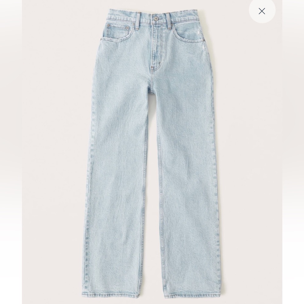 Abercrombie Curve Love High Rise 90s Relaxed Jeans 28L